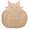 Cat in Pumpkin Halloween Unfinished Wood Shape Piece Cutout for DIY Craft Projects